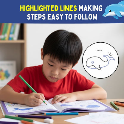Step by Step Drawing Book – Mystical Marine Life