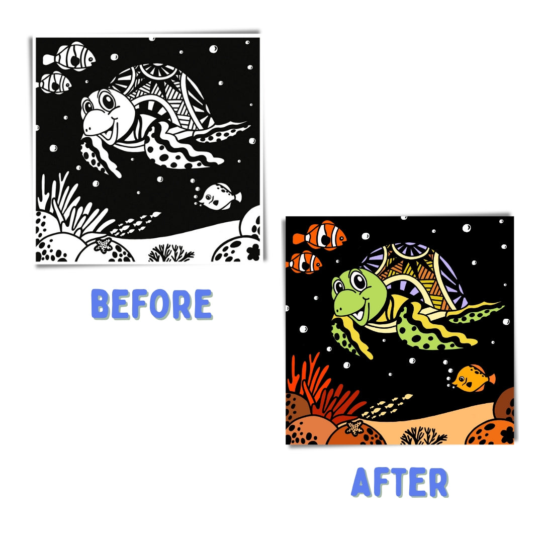 Colour in Velvet - Ocean Life