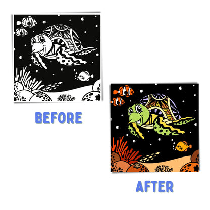 Colour in Velvet - Ocean Life