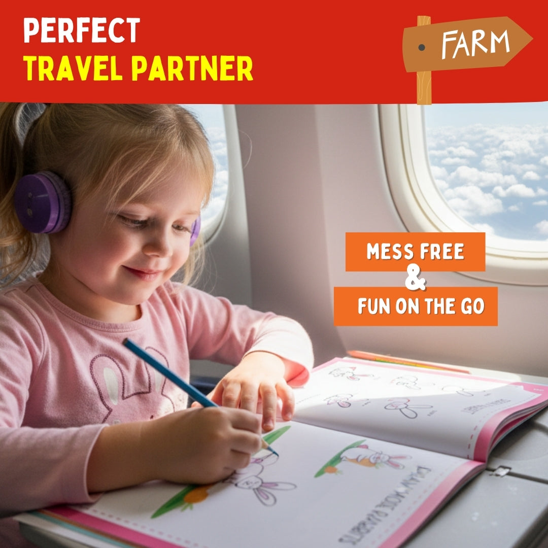 Step by Step Drawing Book – Cute Farm Animals