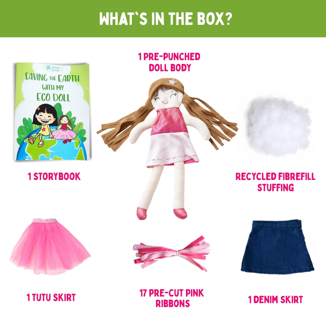 Make Your Eco Doll | No-Sew DIY Sustainable Craft | 6+ Years | PepPlay