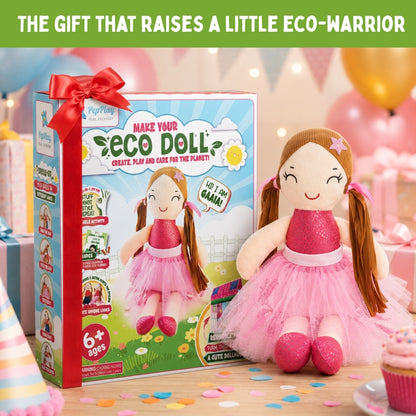 Make Your Eco Doll | No-Sew DIY Sustainable Craft | 6+ Years | PepPlay
