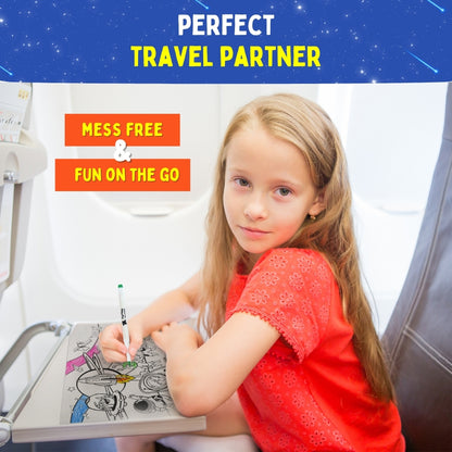 Recolourables Colour & Wipe Placemats - Space Saga