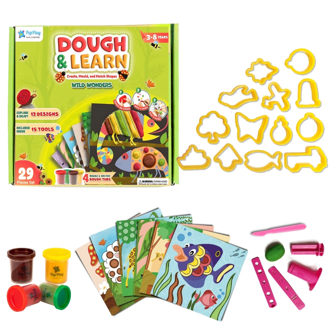 Dough & Learn Wild Wonders | Creative Dough Play & Learning | 3+