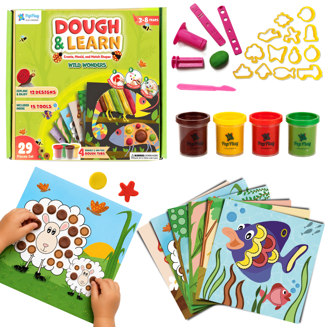 Dough & Learn Wild Wonders | Creative Dough Play & Learning | 3+ Years | PepPlay