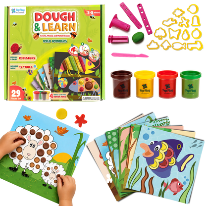 Dough & Learn Wild Wonders | Creative Dough Play & Learning | 3+ Years | PepPlay
