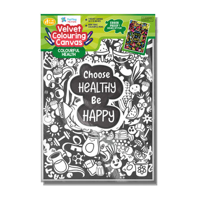 Velvet Colouring Canvas – Colourful Health