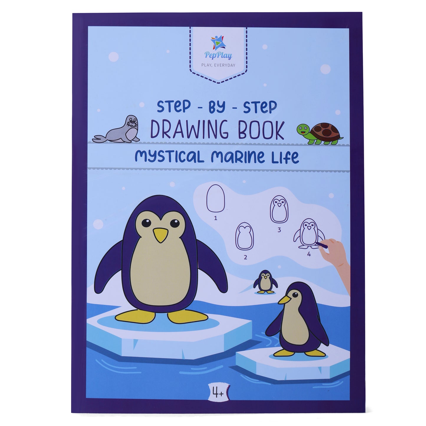 Step by Step Drawing Book- Mystical Marine