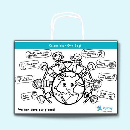 Colour Me Paper Bag – Save our Planet