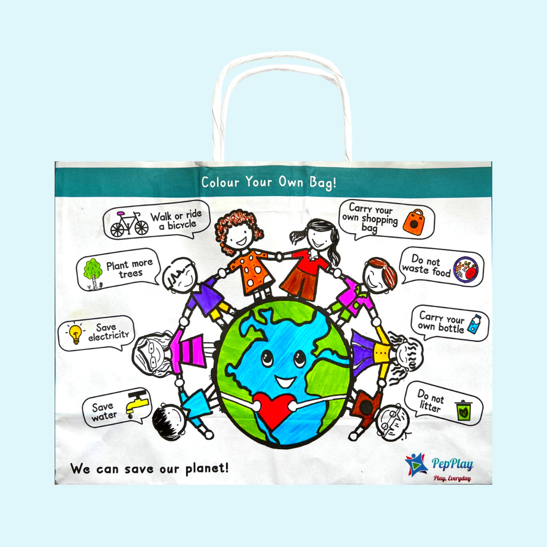 Colour Me Paper Bag – Save our Planet