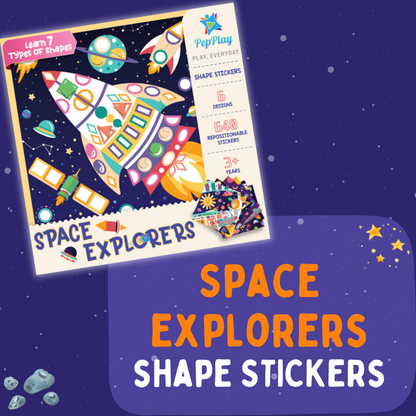 Shape Sticker - Space Explorer