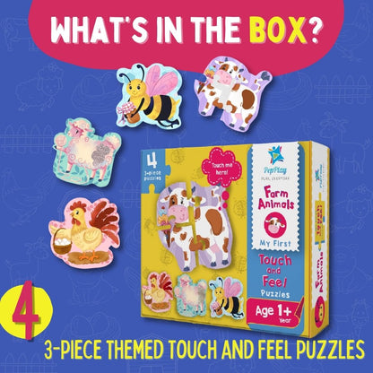 My First Touch & Feel Puzzles – Farm Animals