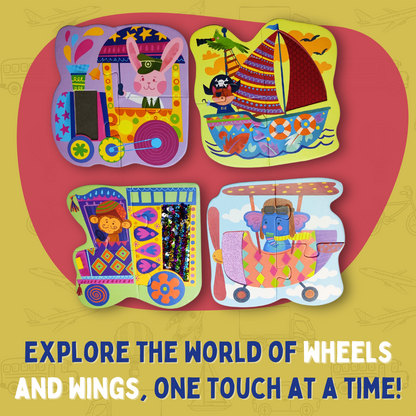 My First Touch & Feel Puzzles – Colourful Vehicles