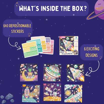 Shape Sticker - Space Explorer