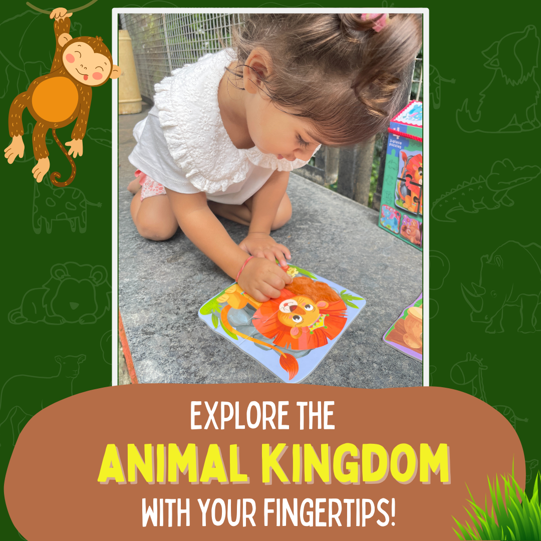 My First Touch & Feel Puzzles – Wild Animals