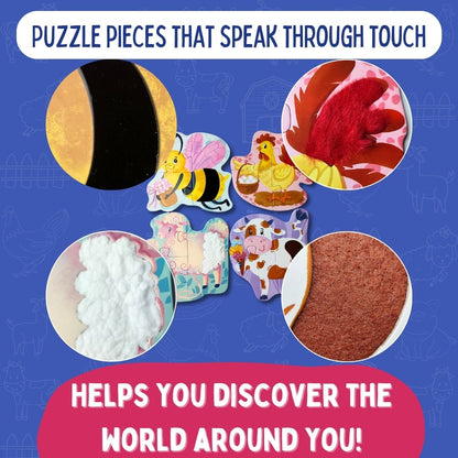 My First Touch & Feel Puzzles – Farm Animals