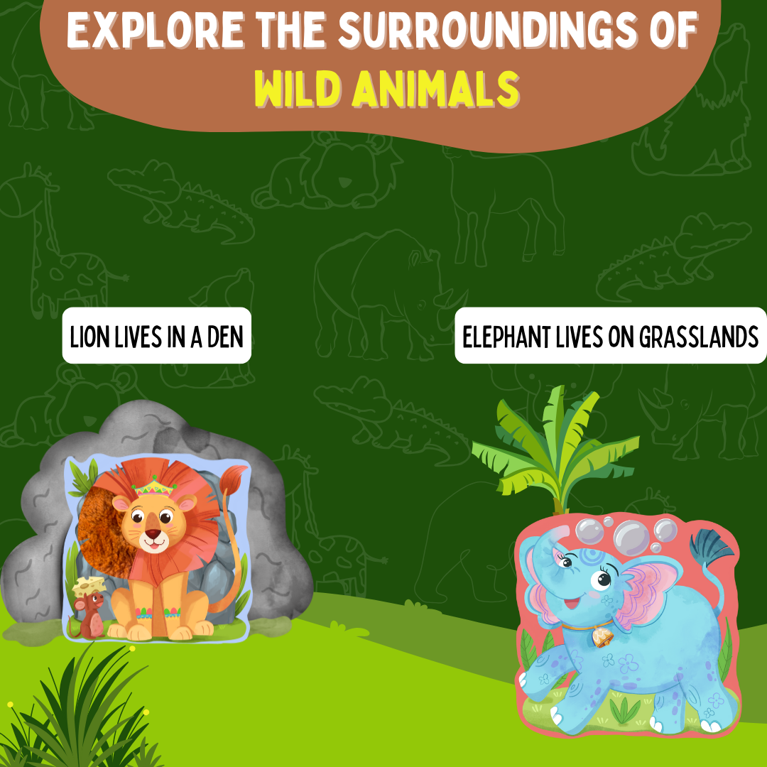 My First Touch & Feel Puzzles – Wild Animals