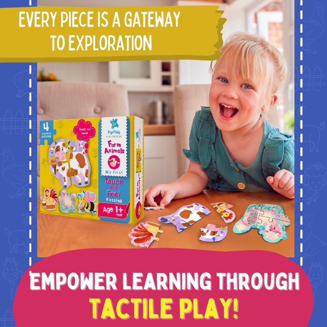 My First Touch & Feel Puzzles – Farm Animals