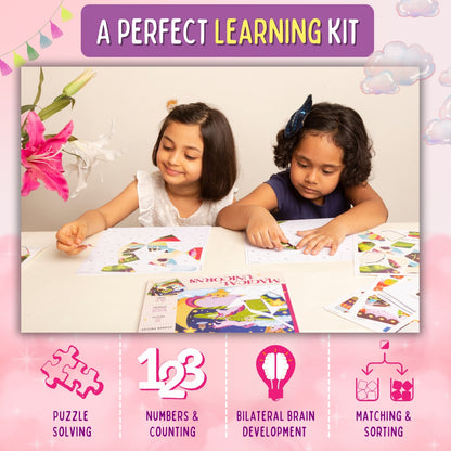 Mosaic Sticker Puzzle By Numbers - Magical Unicorn