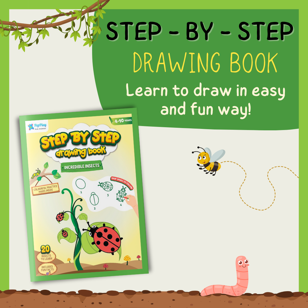 Step by Step Drawing Book – Incredible Insects