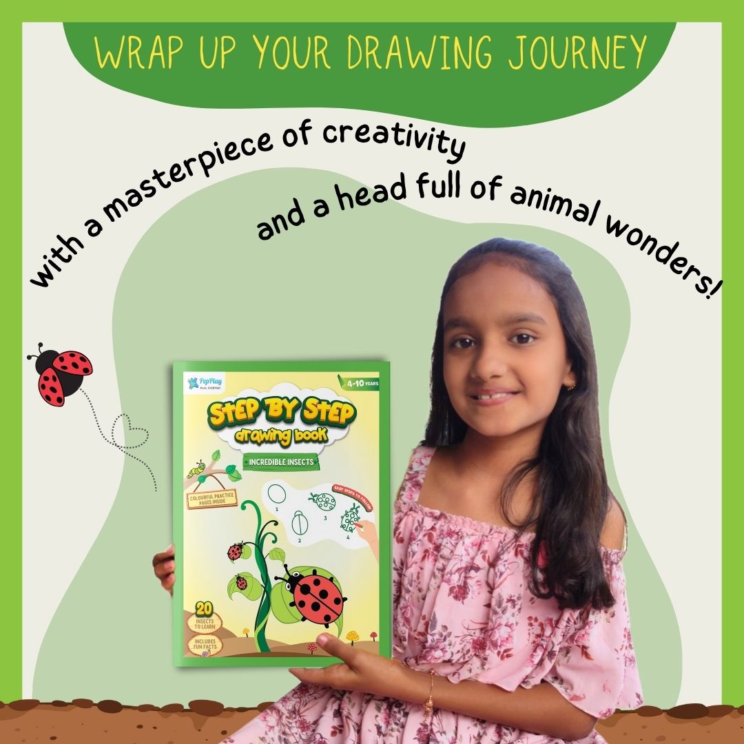 Step by Step Drawing Book – Incredible Insects