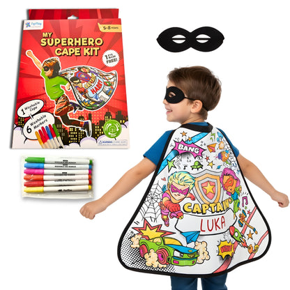 Colour Your Superhero Cape | Colour, Wear & Pretend Play | 4+ Years | PepPlay