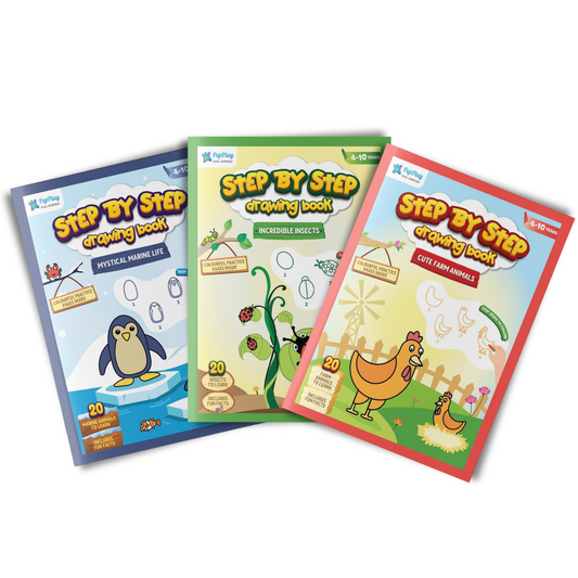 Step by Step Drawing Book Set of 3