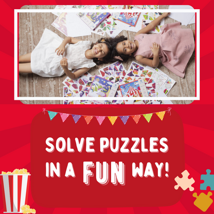 Educational Sticker Puzzle – Circus Carnival