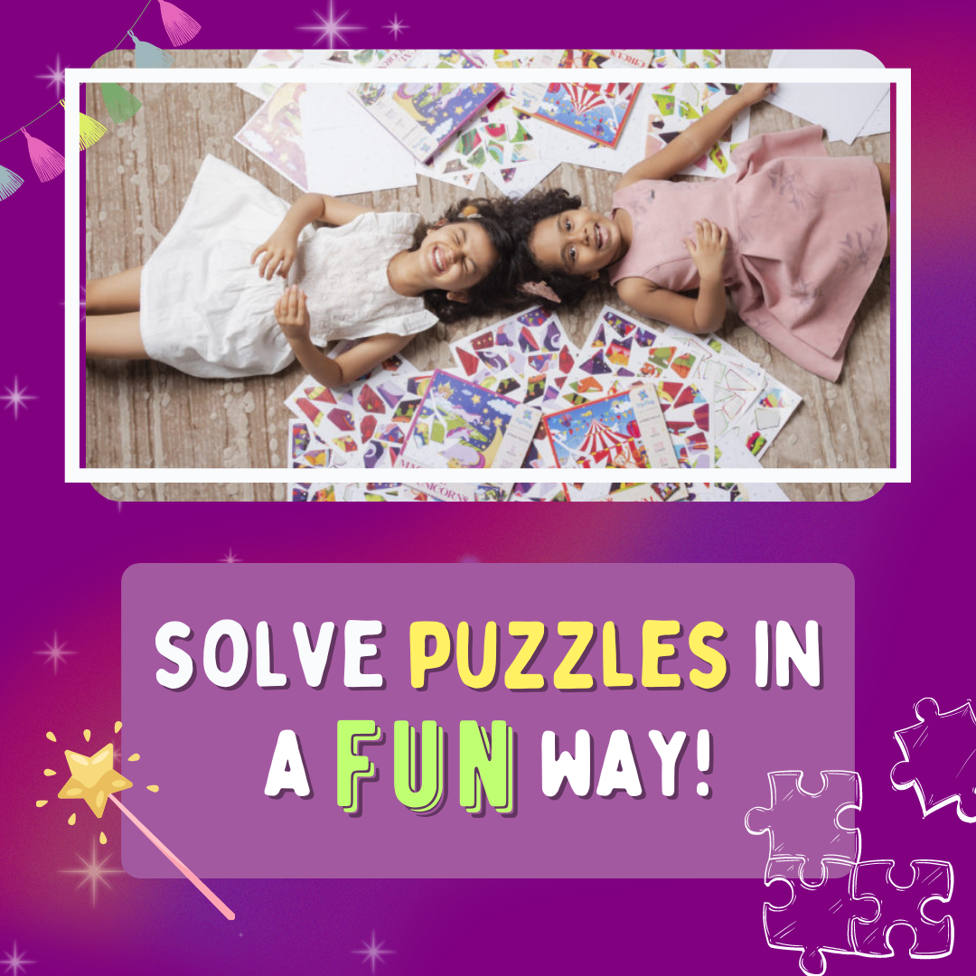 Educational Sticker Puzzle – Magical Unicorn