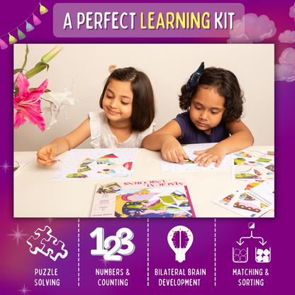 Educational Sticker Puzzle – Magical Unicorn