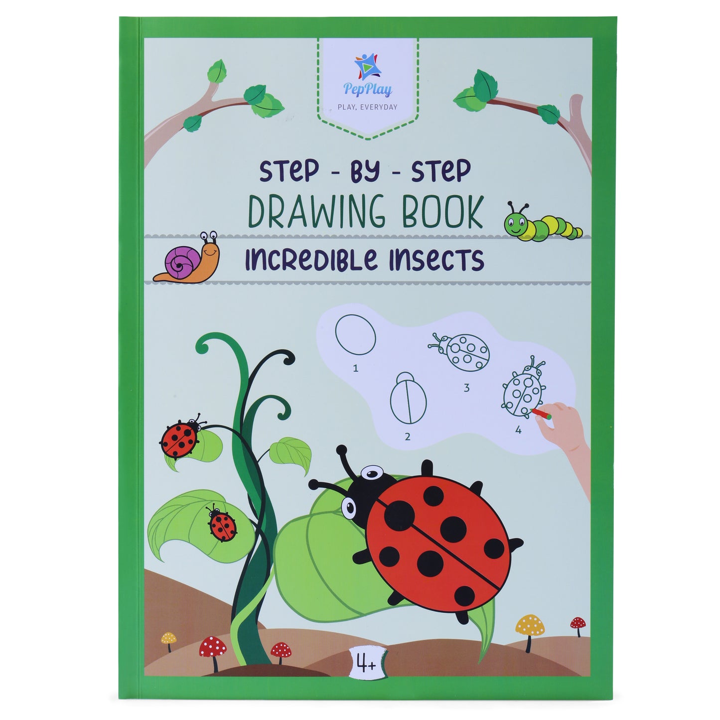 Step by Step Drawing Book – Incredible Insects