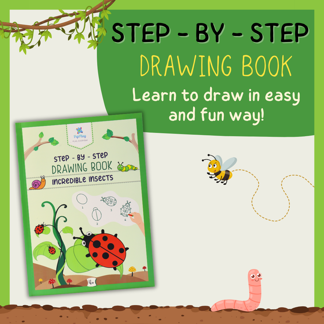 Step by Step Drawing Book – Incredible Insects