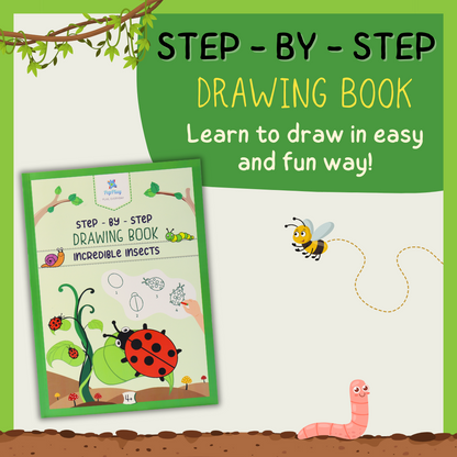 Step by Step Drawing Book – Incredible Insects