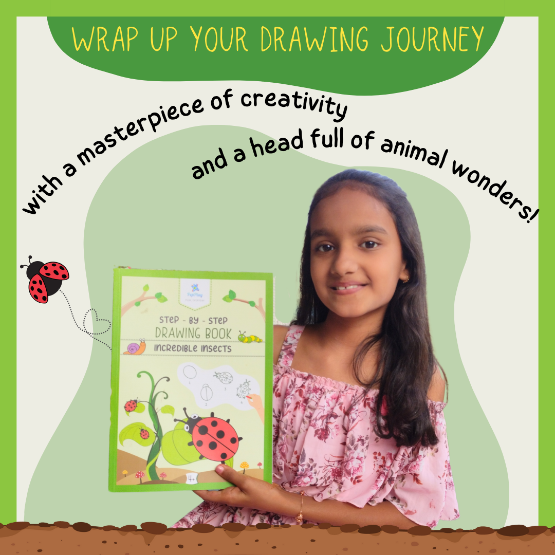 Step by Step Drawing Book – Incredible Insects