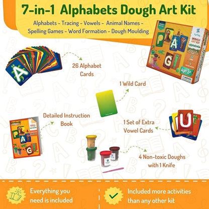 Dough Art Kit – Alphabets