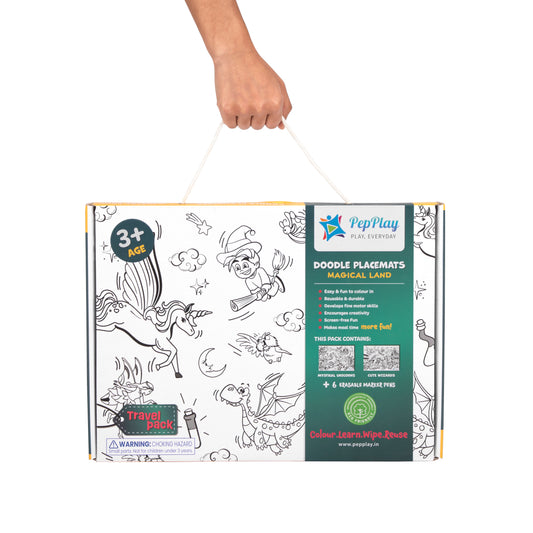 Doodle Placemats Travel Set – Magical Land