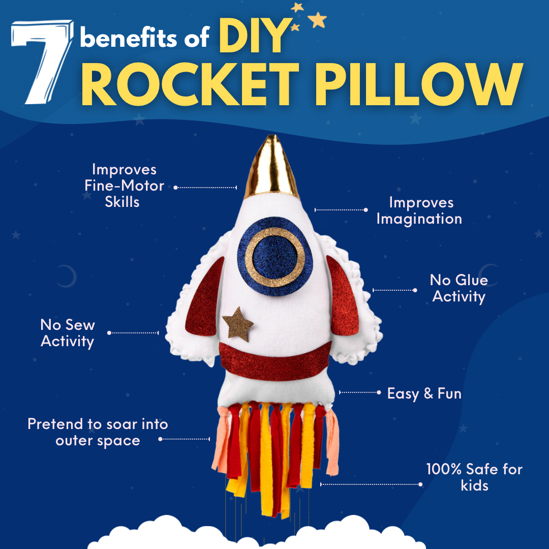 Make Your Rocket Pillow | DIY Crafts Kit For 6+ Kids | DIY Pillow