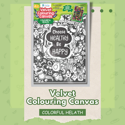 Velvet Colouring Canvas – Colourful Health