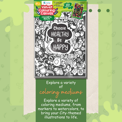 Velvet Colouring Canvas – Colourful Health