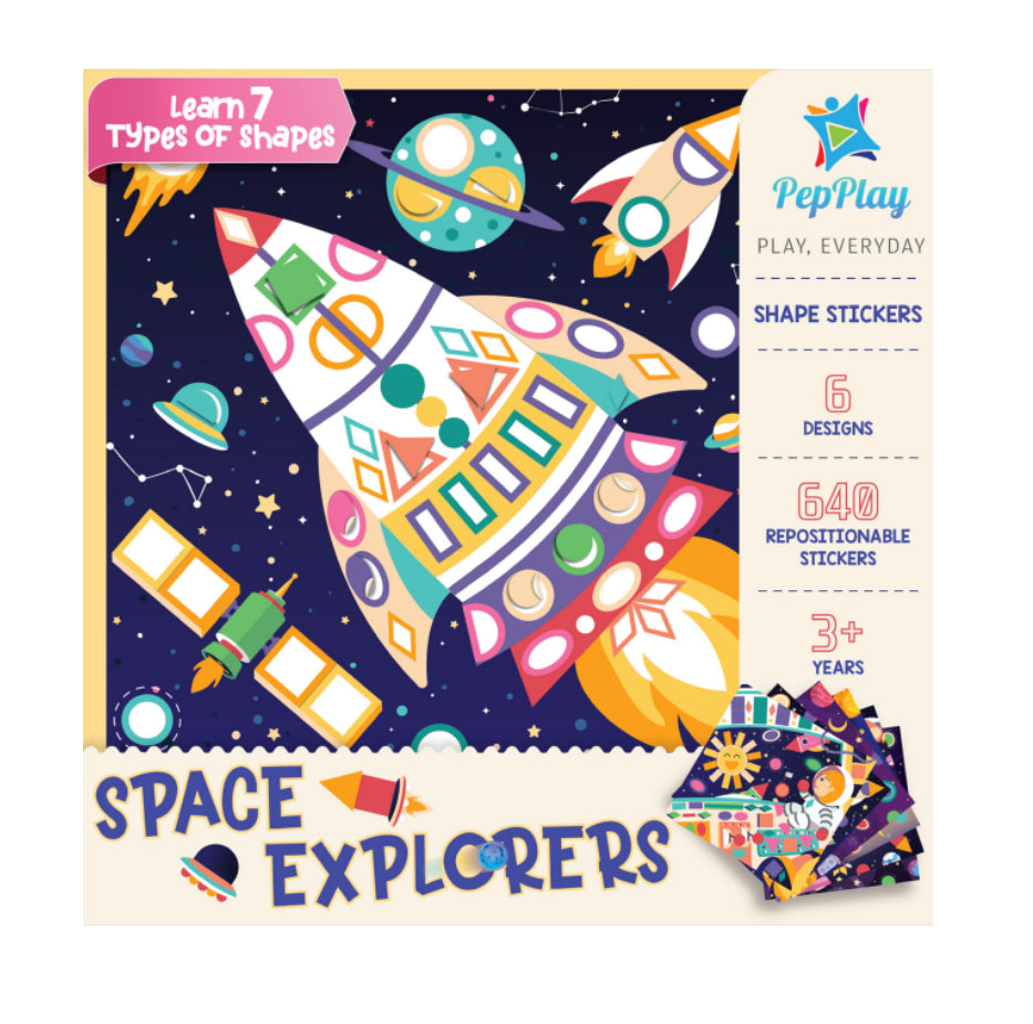 Shape Sticker - Space Explorer