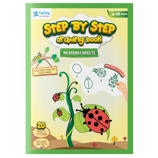 Step by Step Drawing Book – Incredible Insects